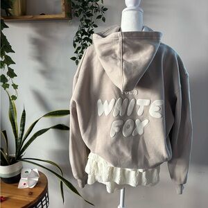 White Fox Boutique Taupe Hoodie